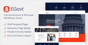 EGovt Theme – City Government WordPress Theme 1.6.0