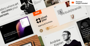 Pixelpiernyc Theme – Portfolio Creative Agency Freelancer WordPress 14.0